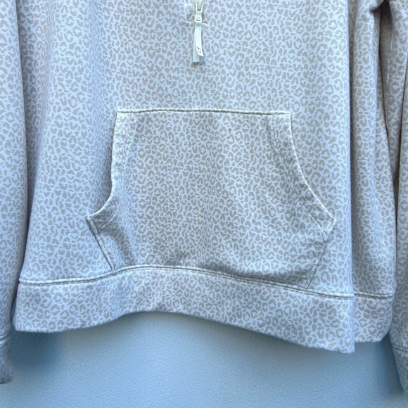 Vineyard vines leopard printed pullover half zip sweatshirt WOMENS XL dreamcloth - Picture 9 of 13